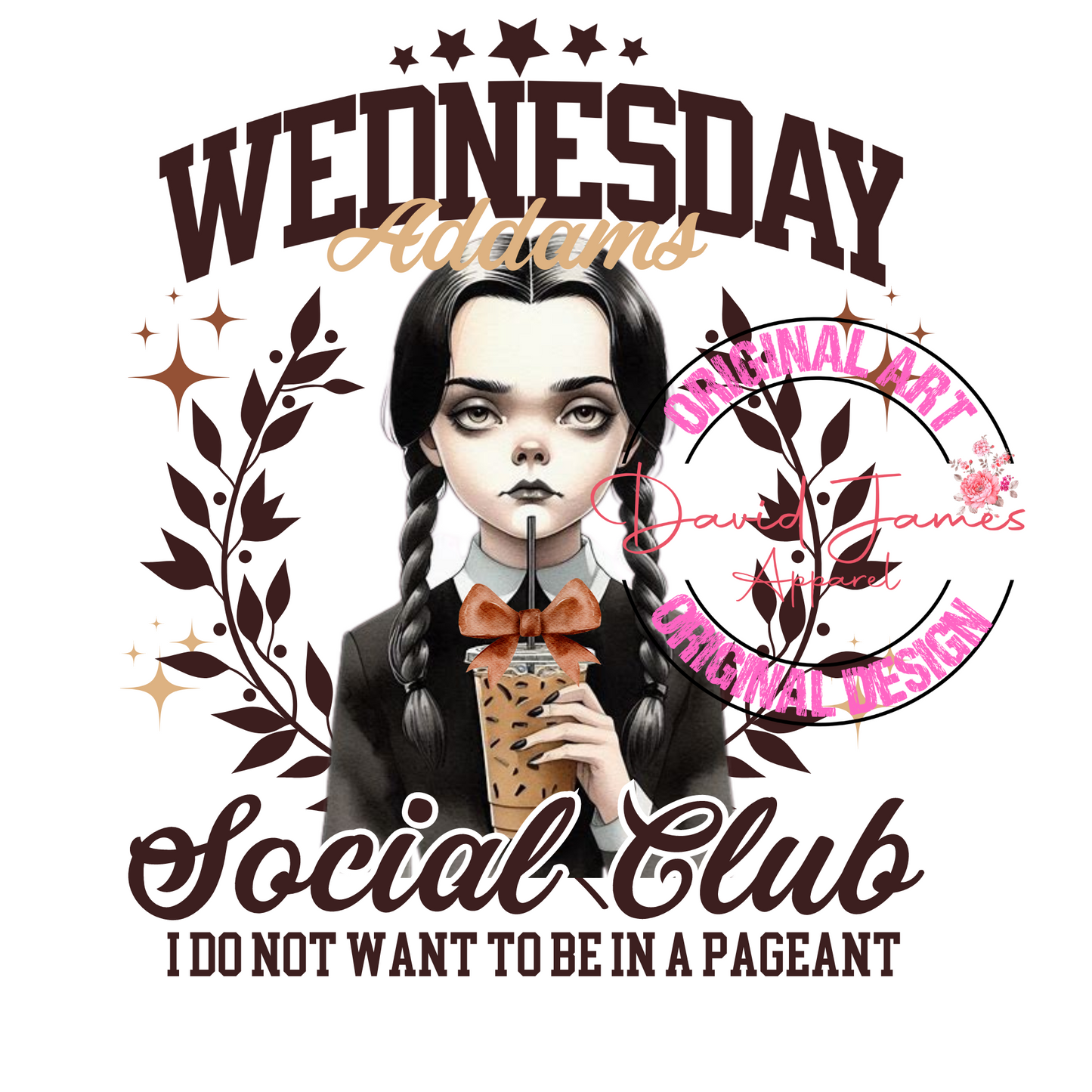 DIGITAL DOWNLOAD PNG| Social Club | Wednesday Addams