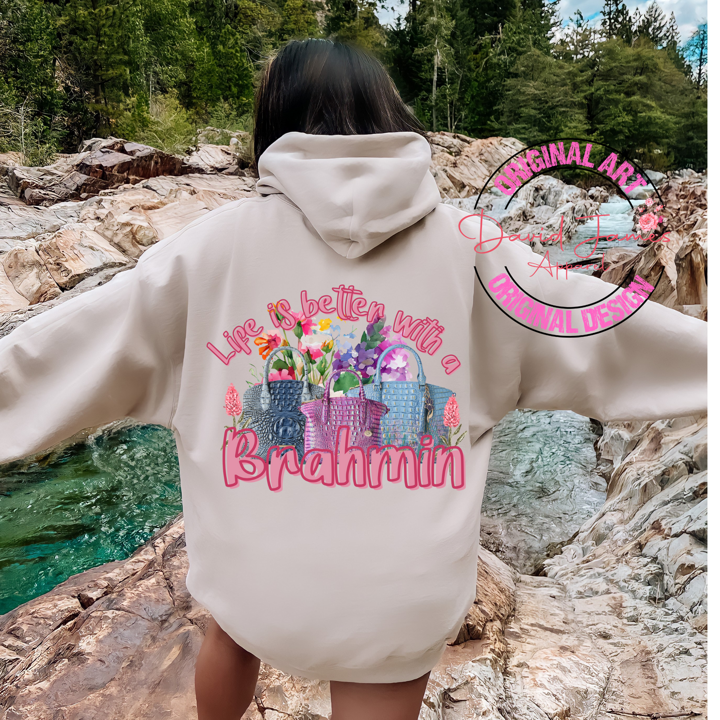 Life is better with a Brahmin | Brahmin Inspired | Direct to film transfer