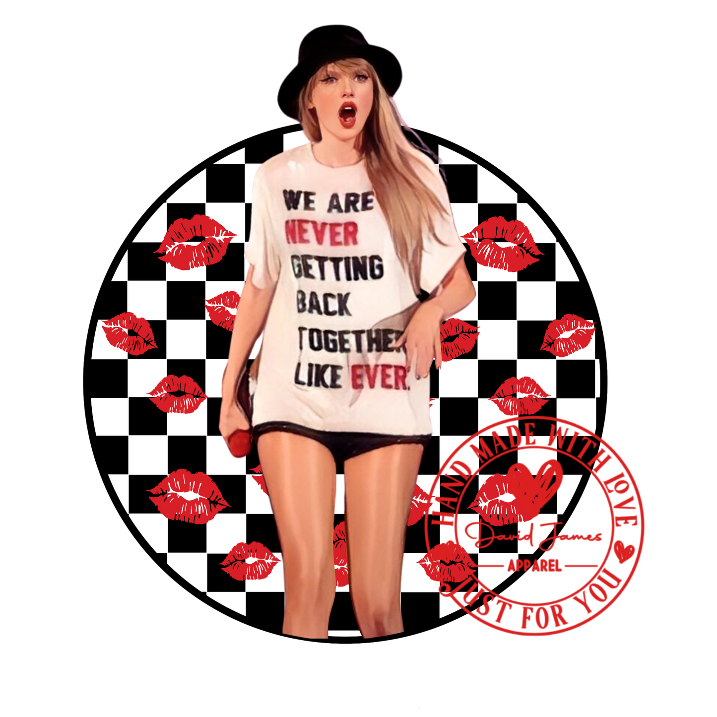 DIGITAL DOWNLOAD PNG | Taylor swift checkered retro