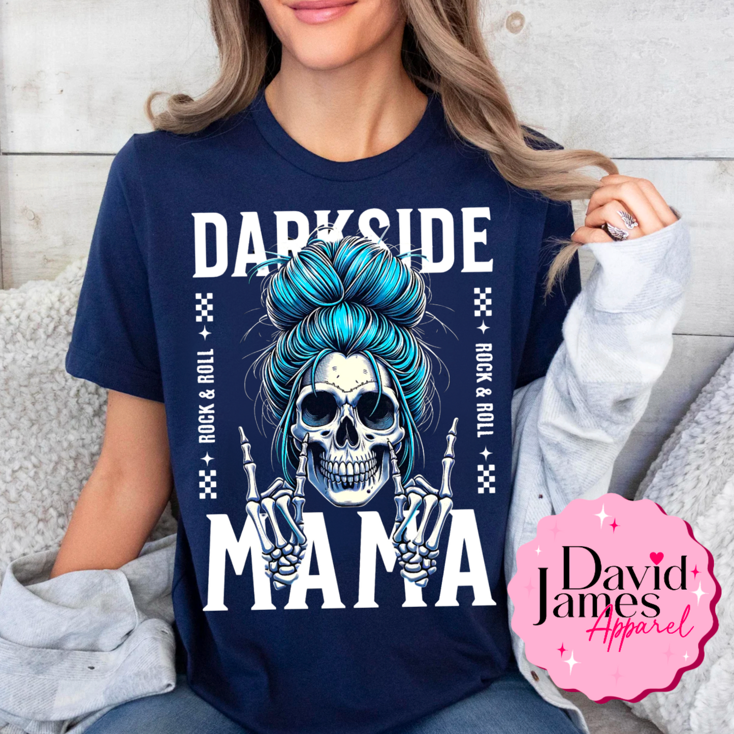 Rock & roll skeleton mama dtf