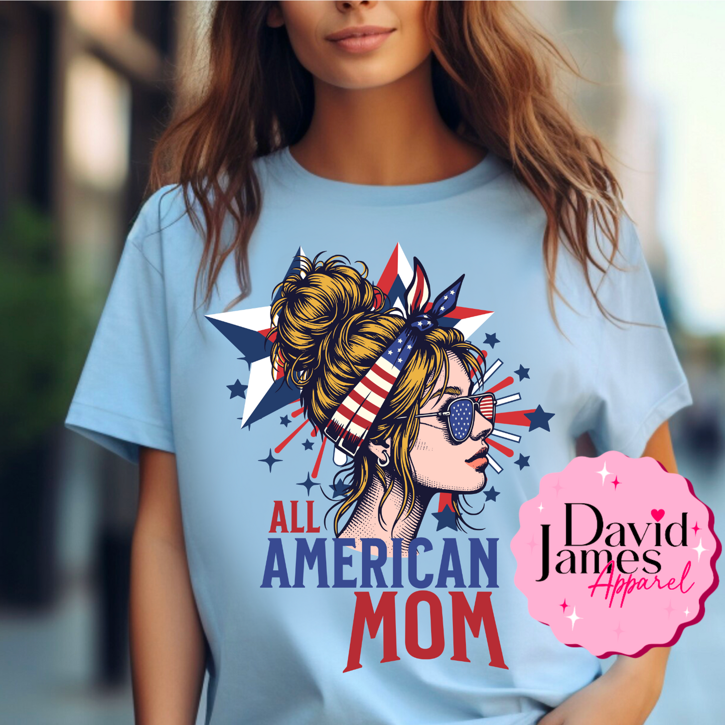 All American Mom | Direct to film Transfer | DTF