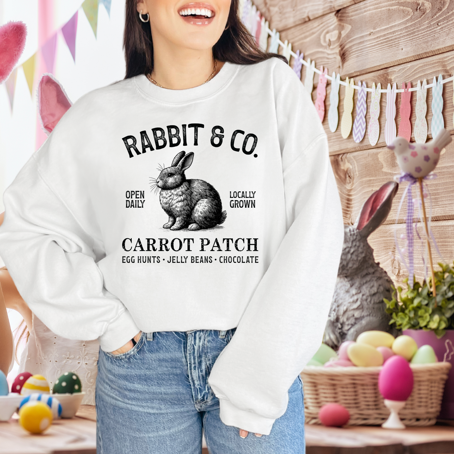 Rabbit & Co Carrot Patch | EASTER | Direct to film transfer