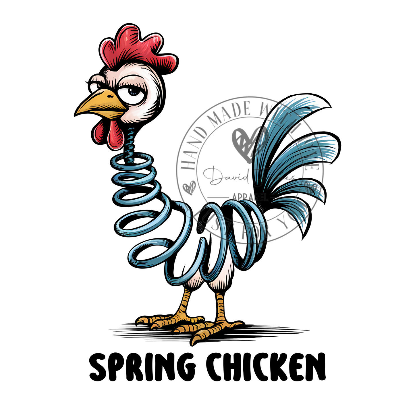 DIGITAL DOWNLOAD PNG | Spring Chicken | Spring
