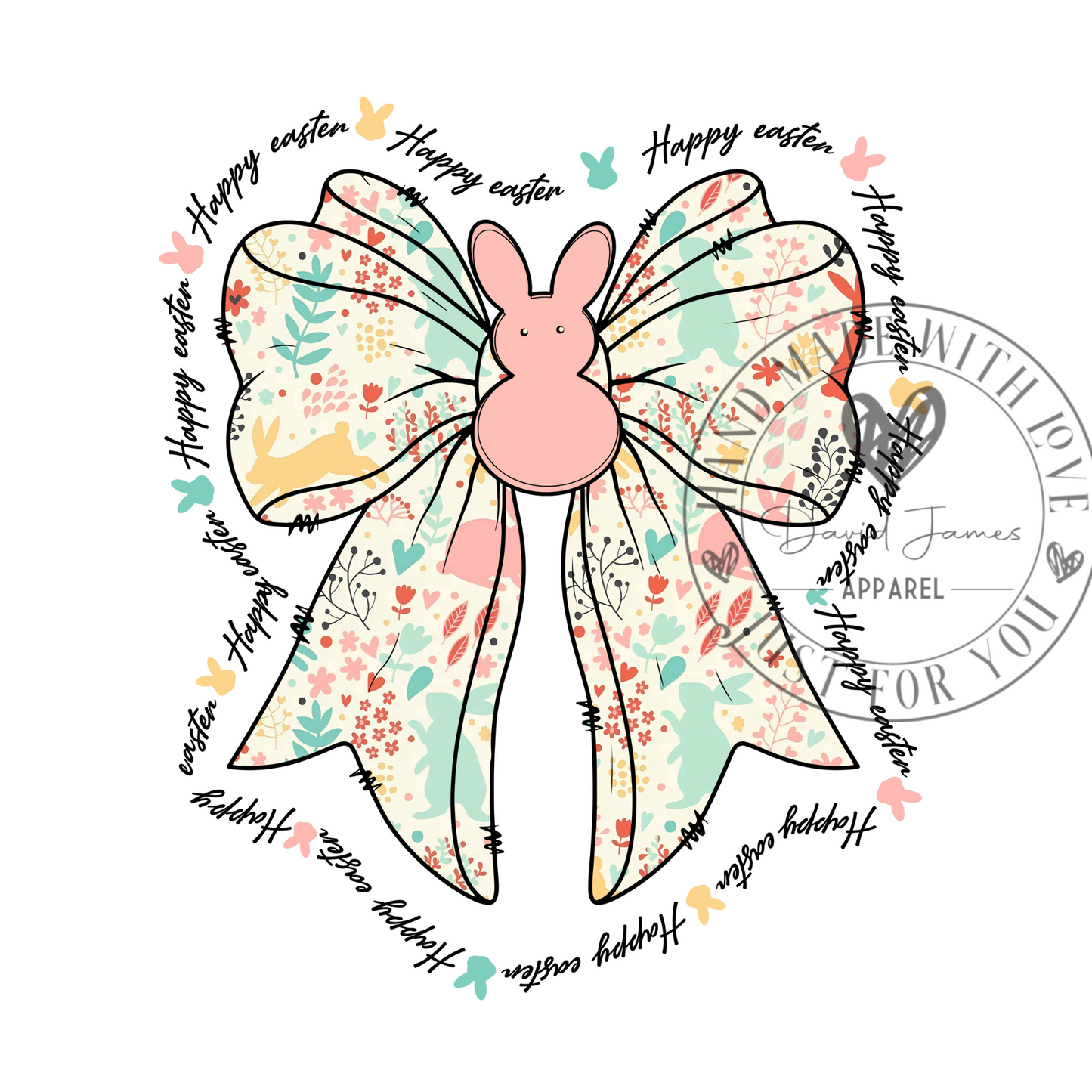 DIGITAL DOWNLOAD PNG | Coquette Easter bow | Easter