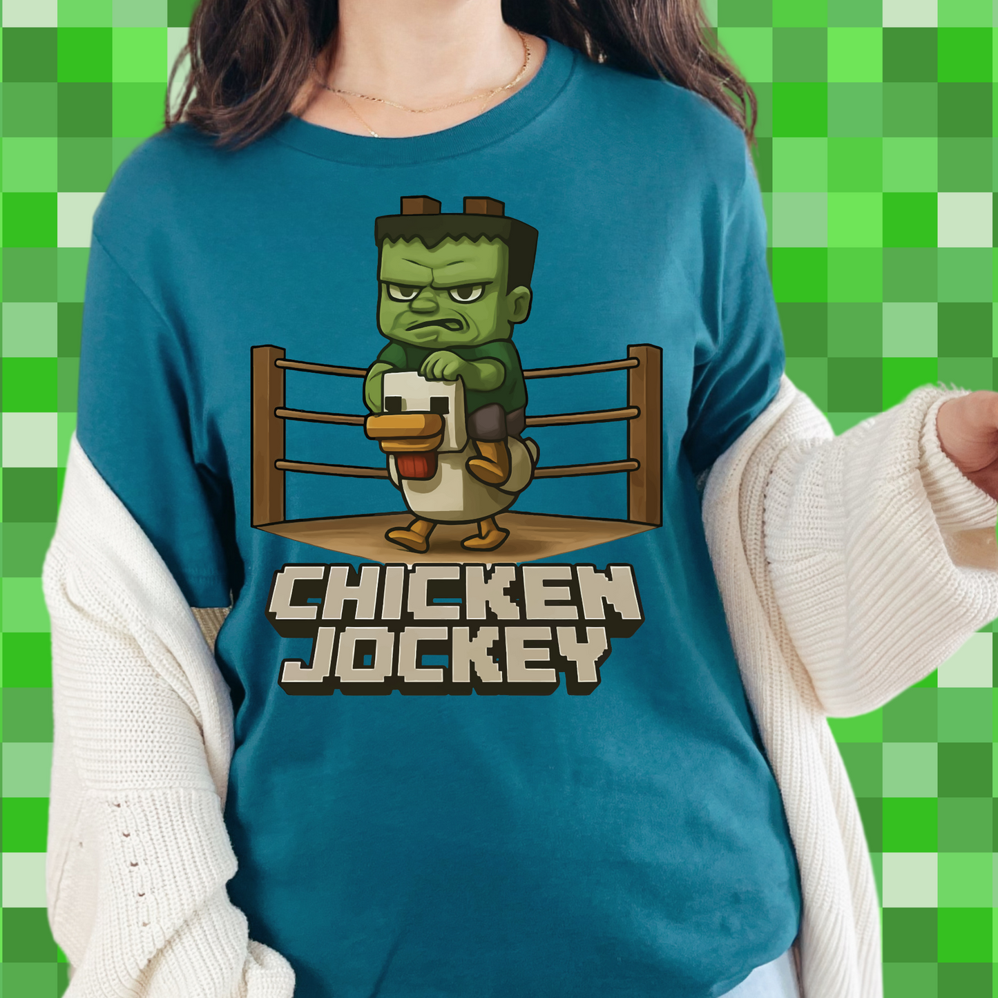 Chicken Jockey | Gamer Inspired | Direct to film transfer