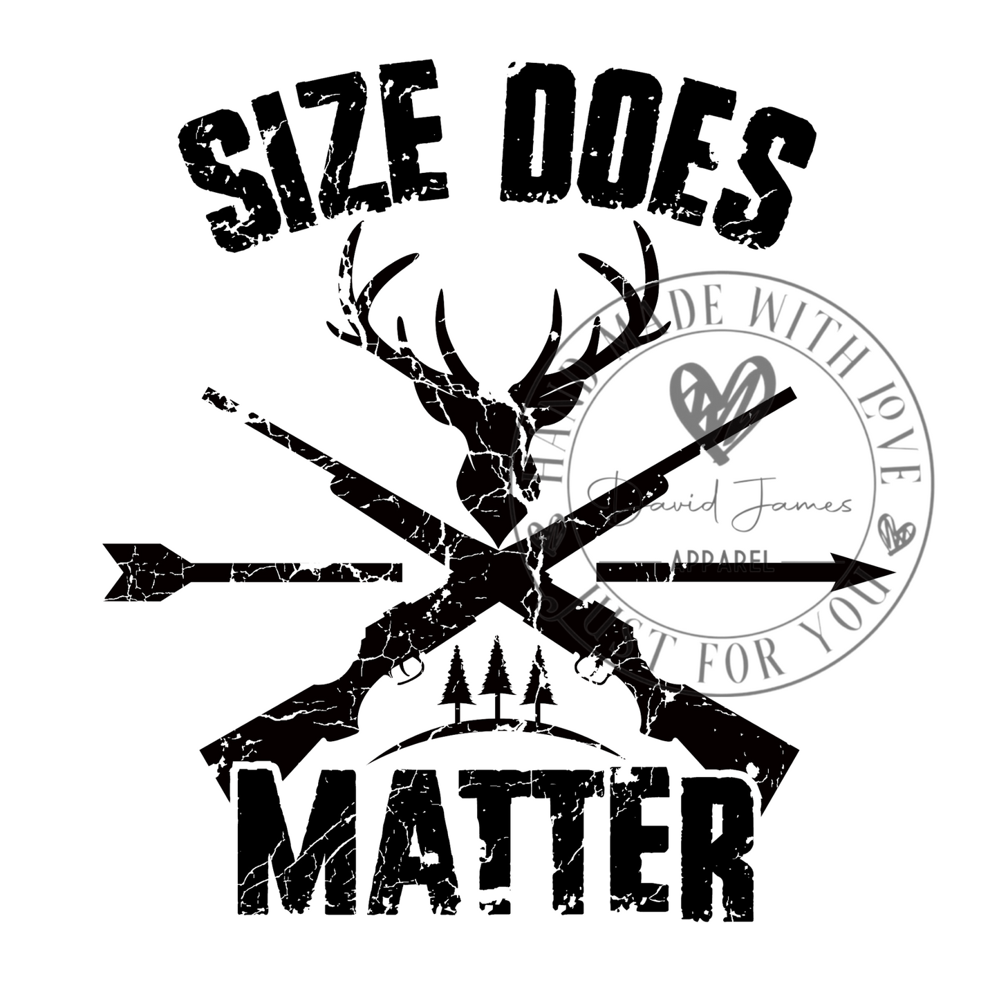 DIGITAL DOWNLOAD PNG |Size does matter | Hunting