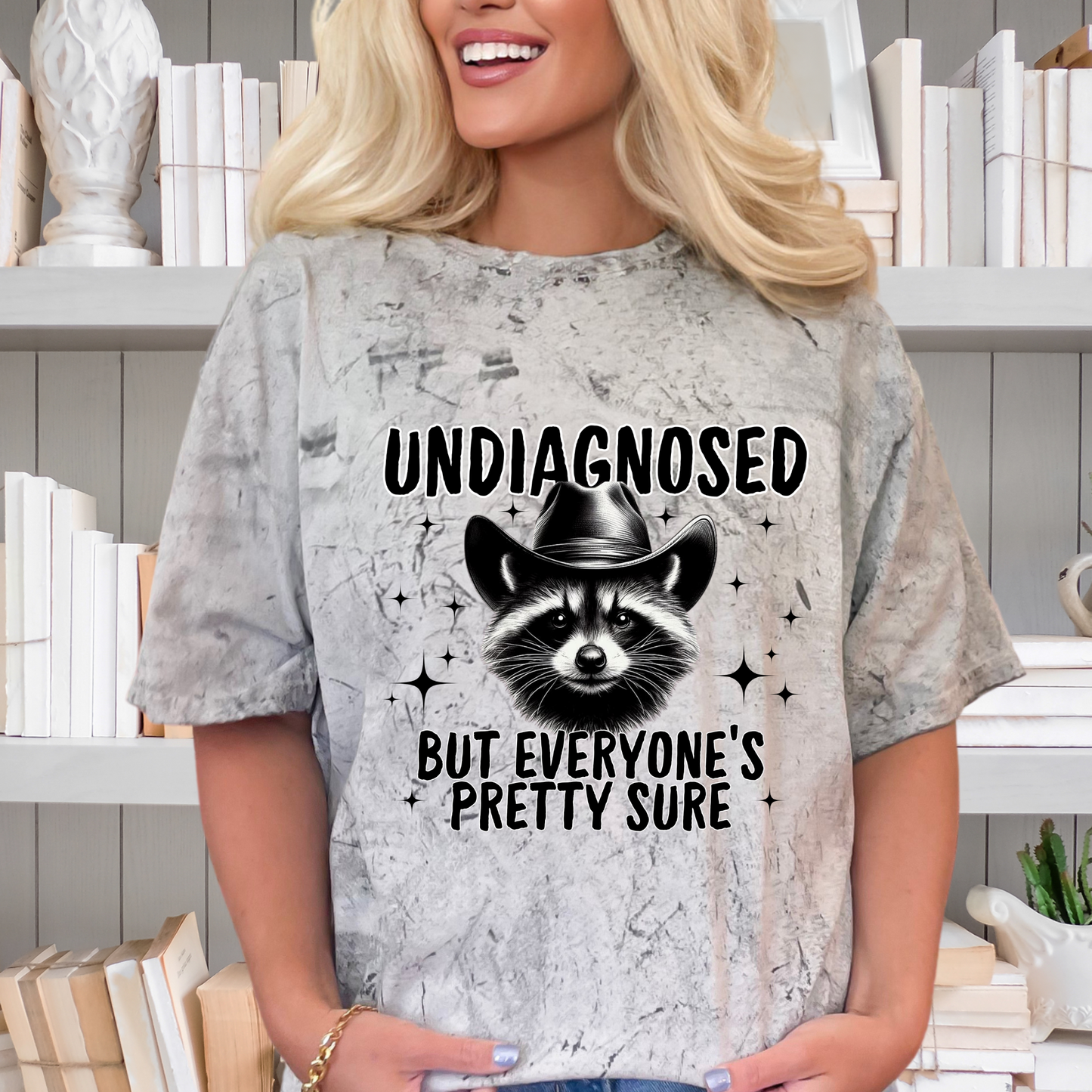 Undiagnosed but everyone's pretty sure| racoon lover |Direct to film Transfer | DTF