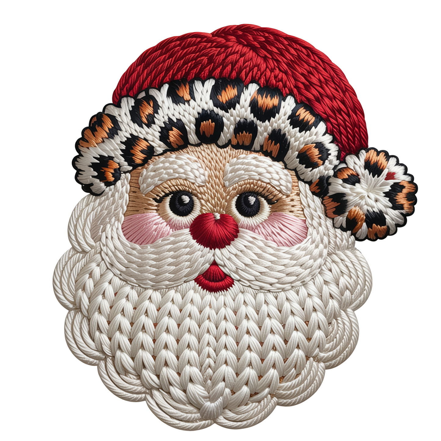 DIGITAL DOWNLOAD PNG |Santas potted animal print |Faux Yarn| Christmas