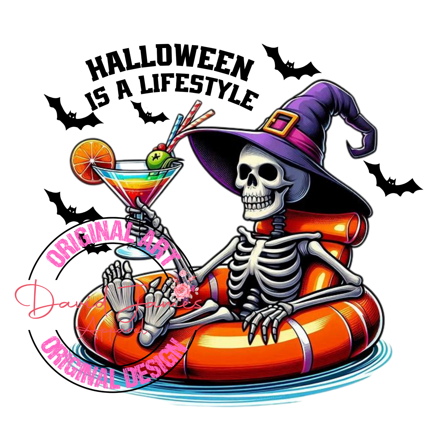 DIGITAL  DOWNLOAD PNG | Halloween is a lifestyle | Summerween