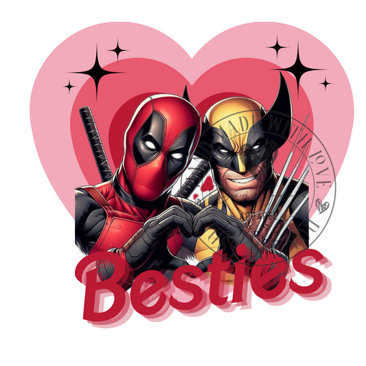 DIGITAL DOWNLOAD PNG |Deadpool and Wolverine | Besties