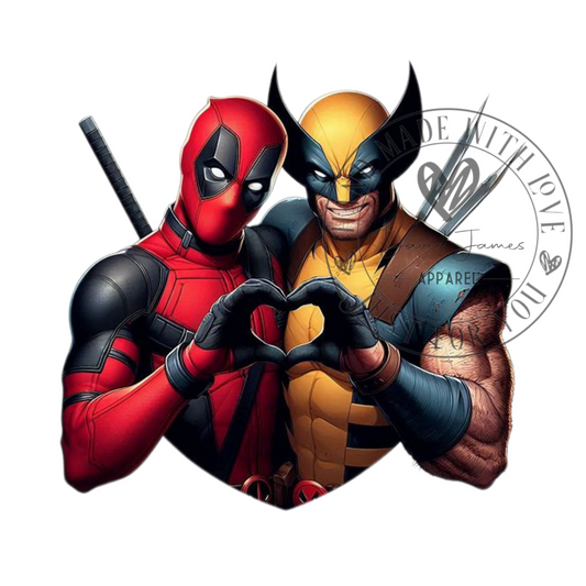 DIGITAL DOWNLOAD PNG |Deadpool and Wolverine | hand hearts