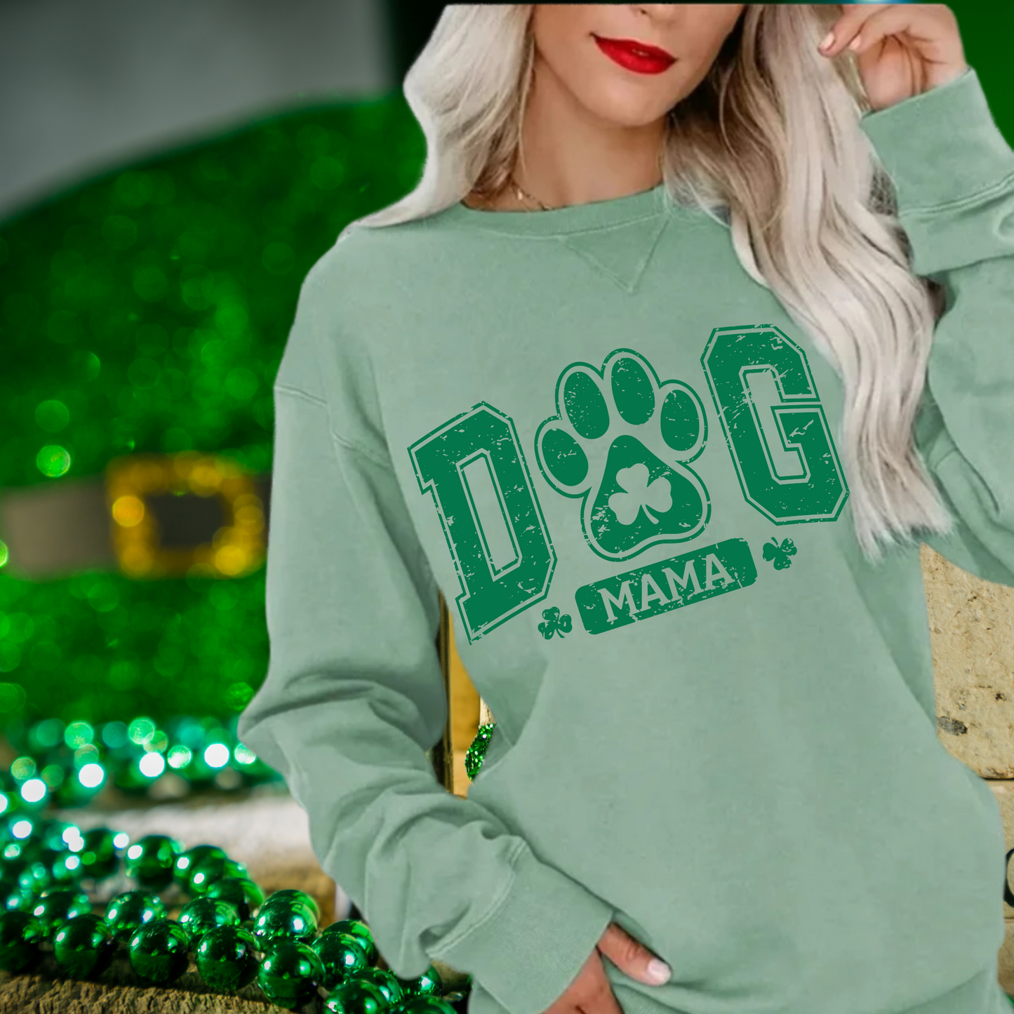 DOG MAMA | St. Patricks Day themed | Direct to film transfer