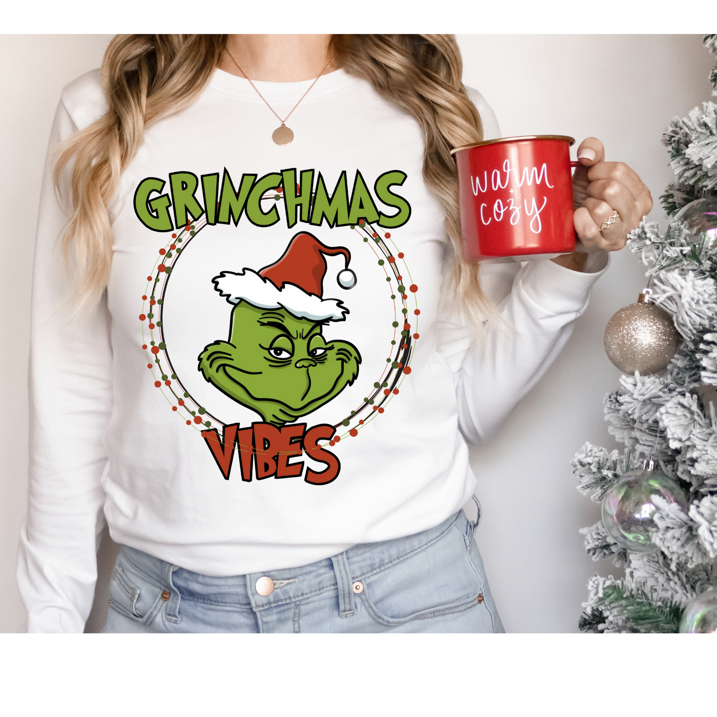 Retro Grinch |Grinch Vibes |Direct to t film Transfer |DTF