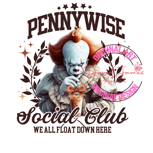 DIGITAL  DOWNLOAD PNG| Social Club | Pennywise it