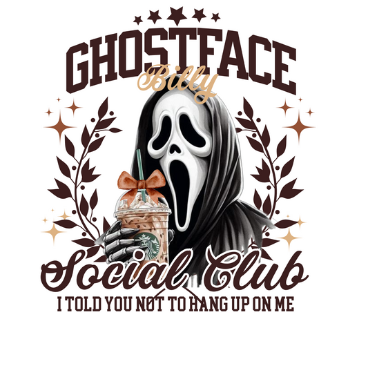 DIGITAL  DOWNLOAD PNG| Social Club | Ghostface Billy