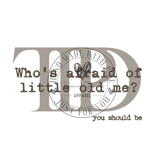 DIGITAL DOWNLOAD PNG | TTPD | Who's afraid of little old me?