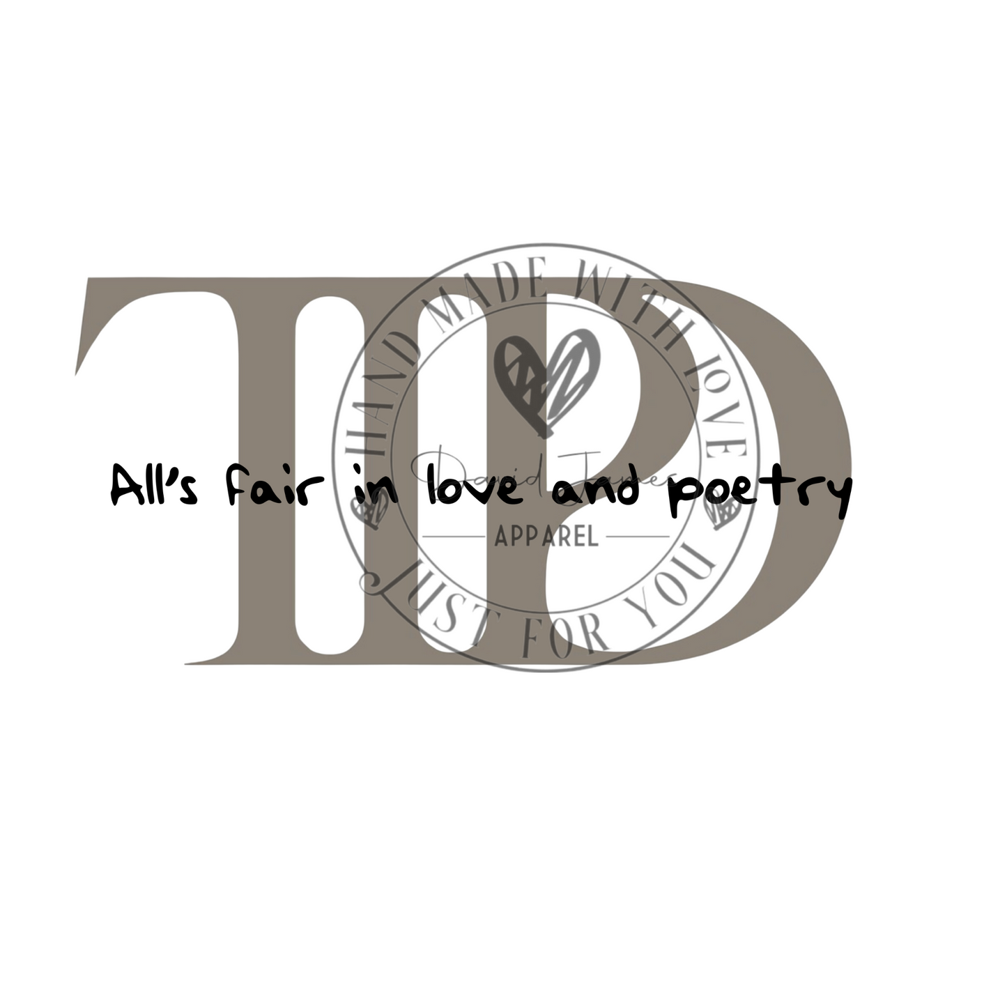 DIGITAL DOWNLOAD PNG | TTPD | All's fair in love and poetry