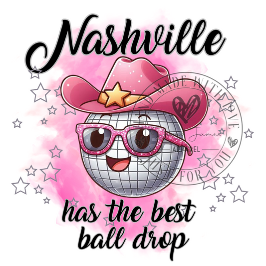 DIGITAL DOWNLOAD PNG| Nashville New Years 2024| Nashville has the best ball drop