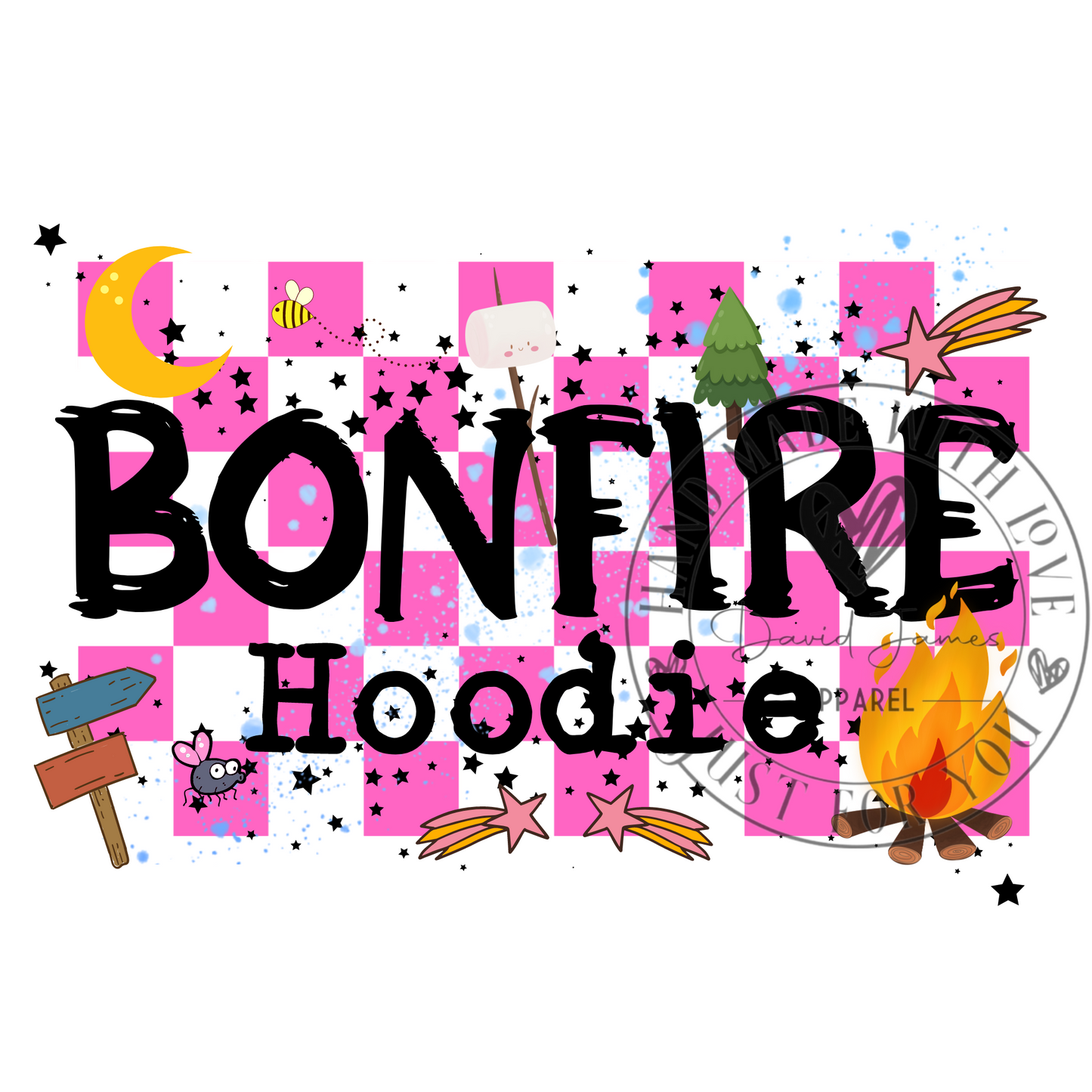 DIGITAL DOWNLOAD PNG | Bonfire Hoodie