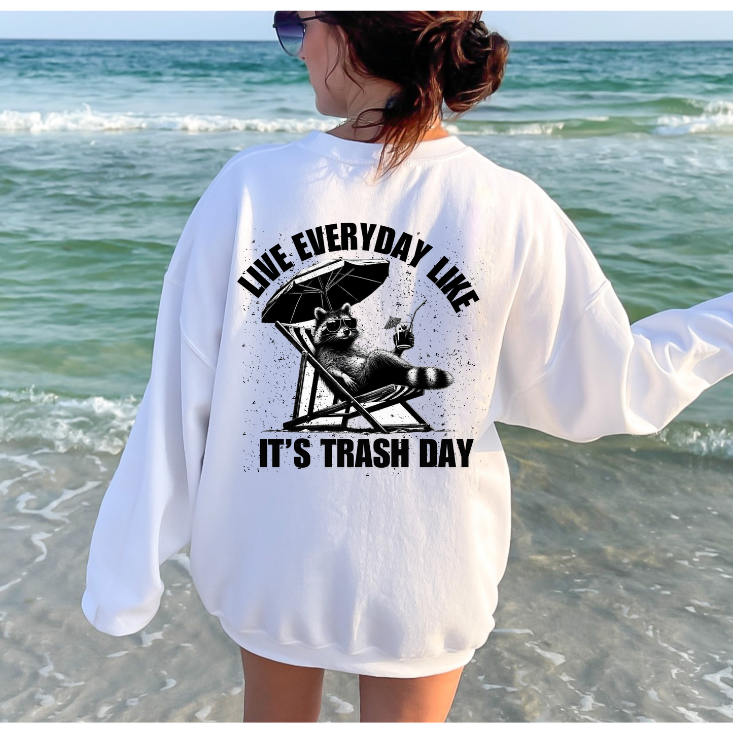 Live everyday like it's trash day | Feral Era | Raccoon | Direct to film transfer