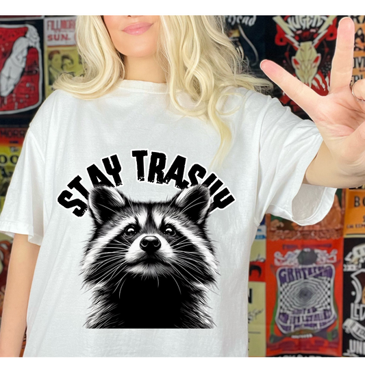 Stay Trashy | Raccoon Feral | Direct to film transfer