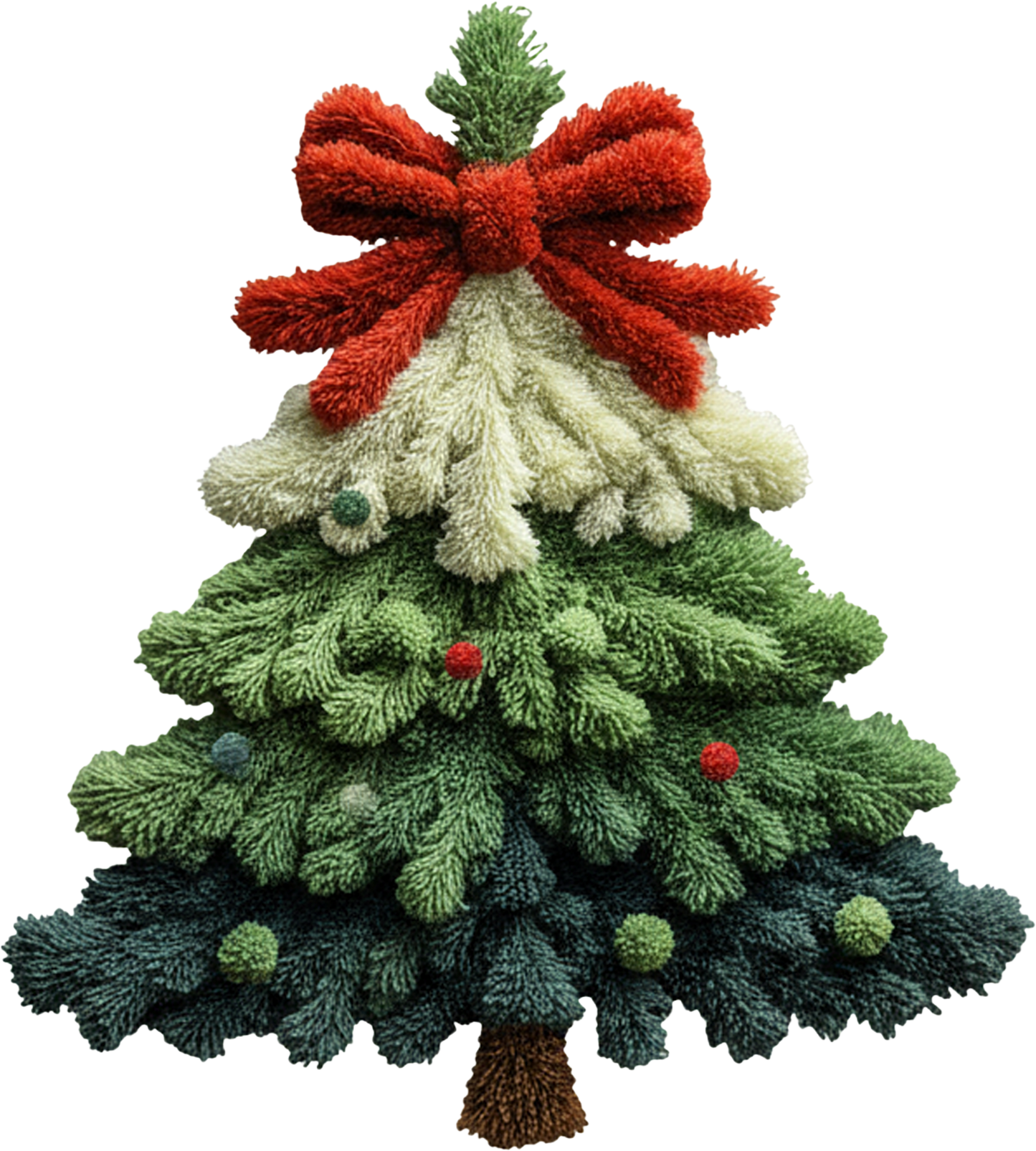DIGITAL DOWNLOAD PNG |Tree |Faux Yarn| Christmas