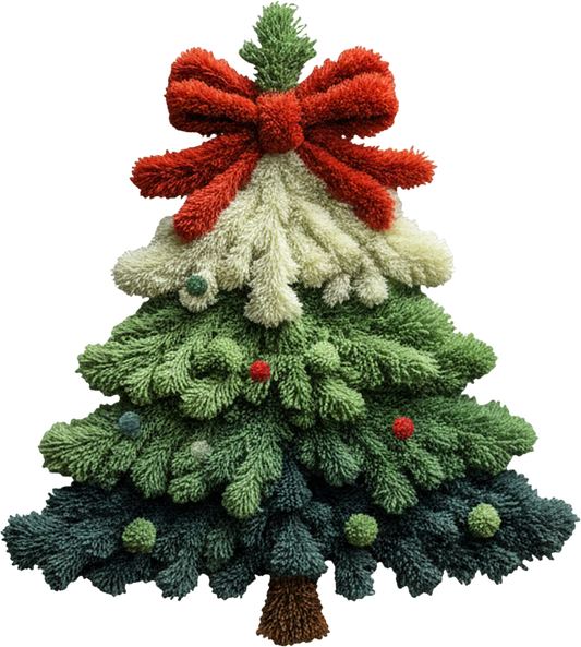 DIGITAL DOWNLOAD PNG |Tree |Faux Yarn| Christmas