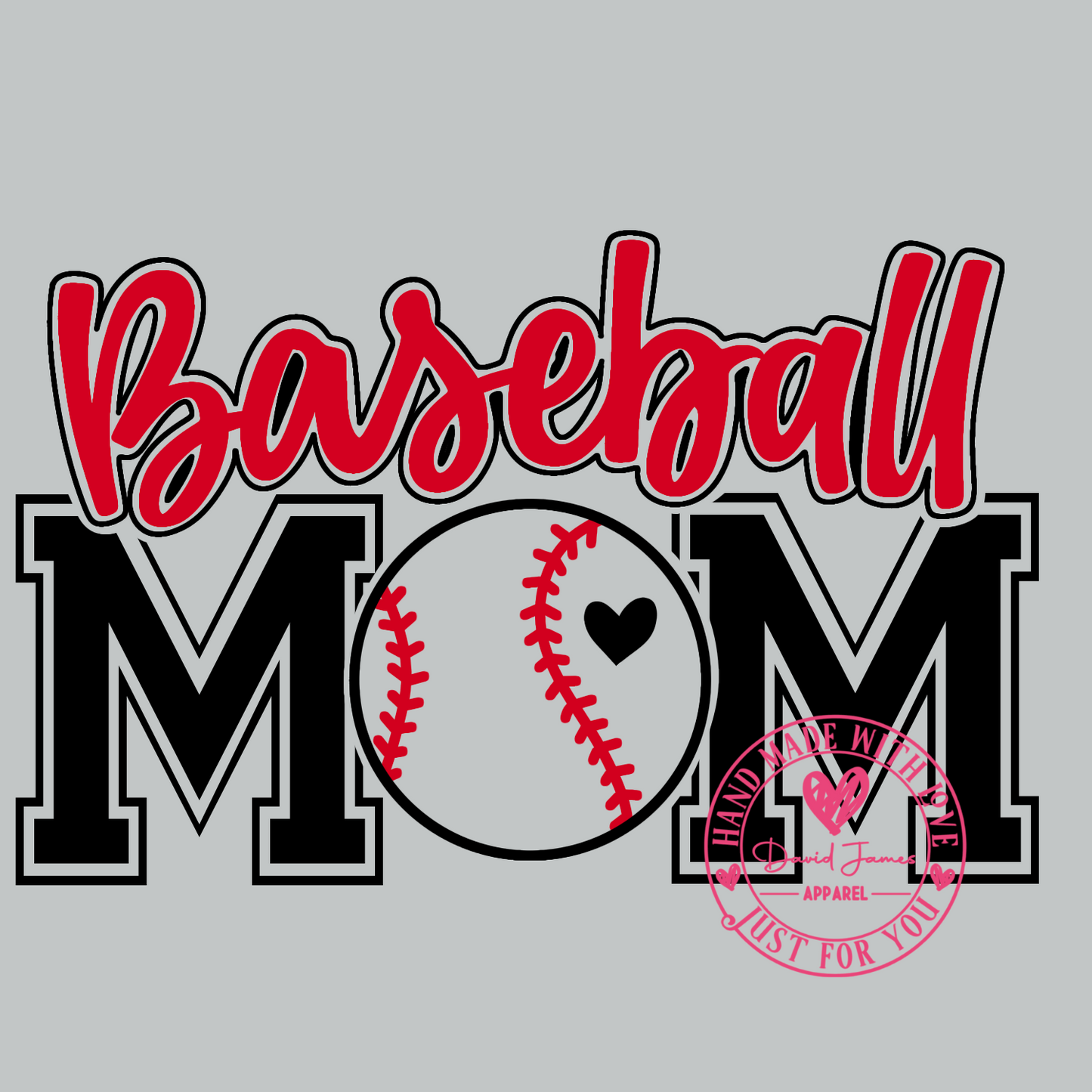 DIGITAL DOWNLOAD PNG |Baseball Mom