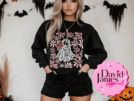 Lace ghost DTF