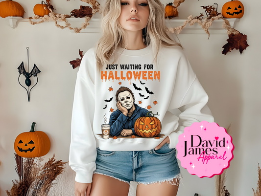 Michael myers just waiting for Halloween DTF