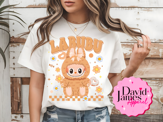 Orange Labubu dtf
