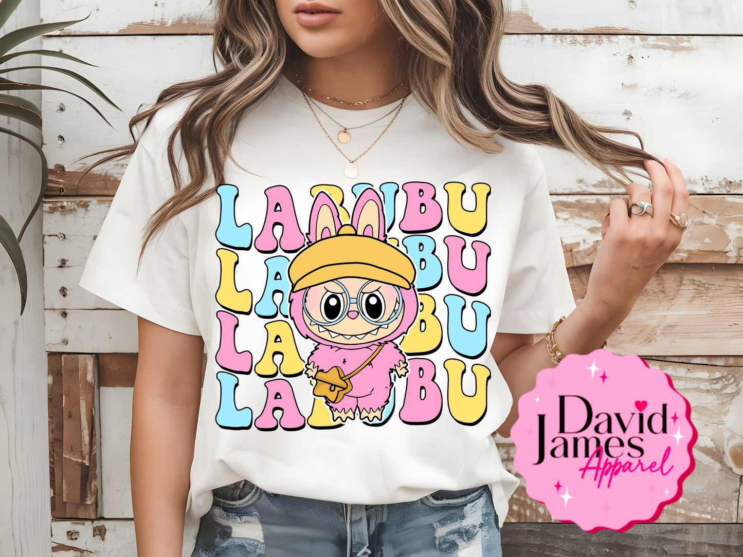 Colorful Labubu dtf