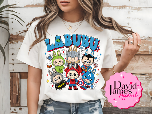 Super hero Labubu dtf