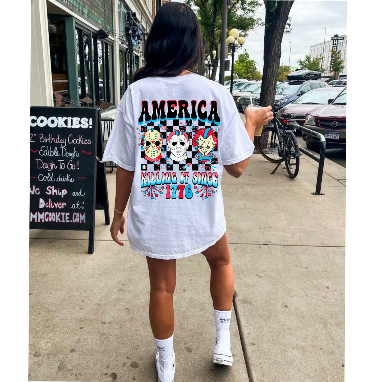 America killing it since 1776 |Direct to film transfer |DTF