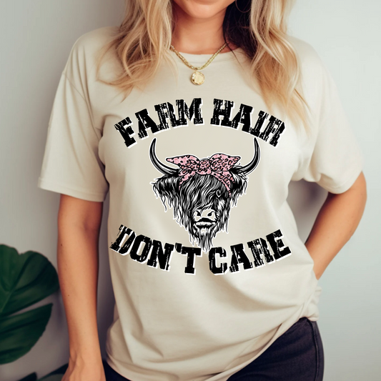 Farm hair don’t care |Direct to film Transfer |DTF