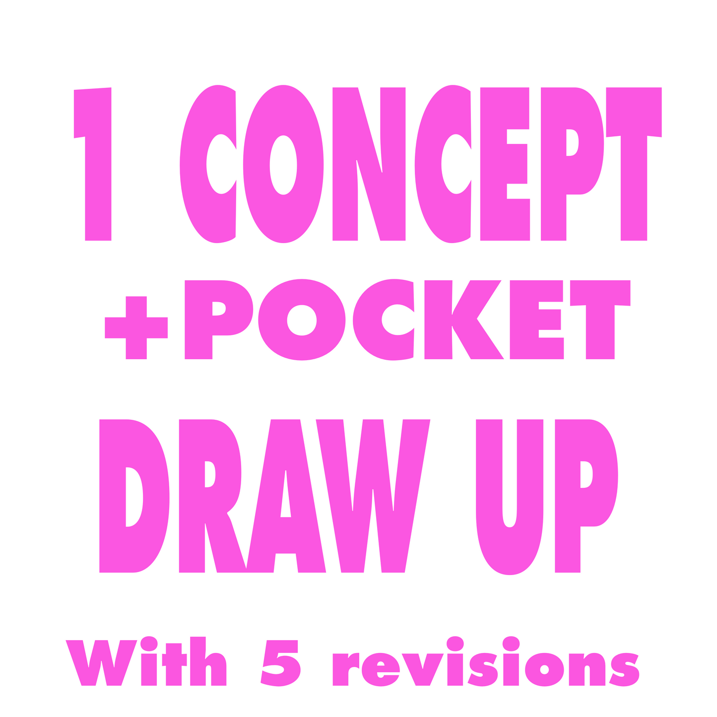 CUSTOM Design Draw up |2 Concepts | PNG Format