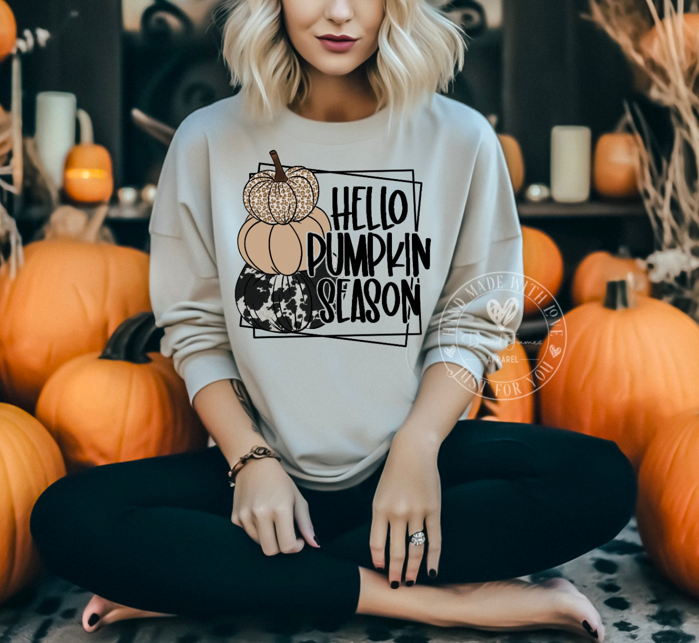 Hello Pumpkin Season | Direct To Film Transfer |DTF