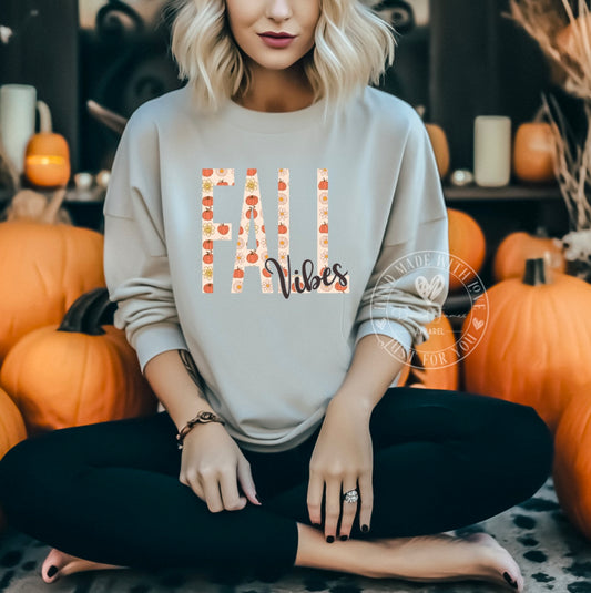 Fall Vibes Pumpkin | Direct To Film Transfer |DTF5