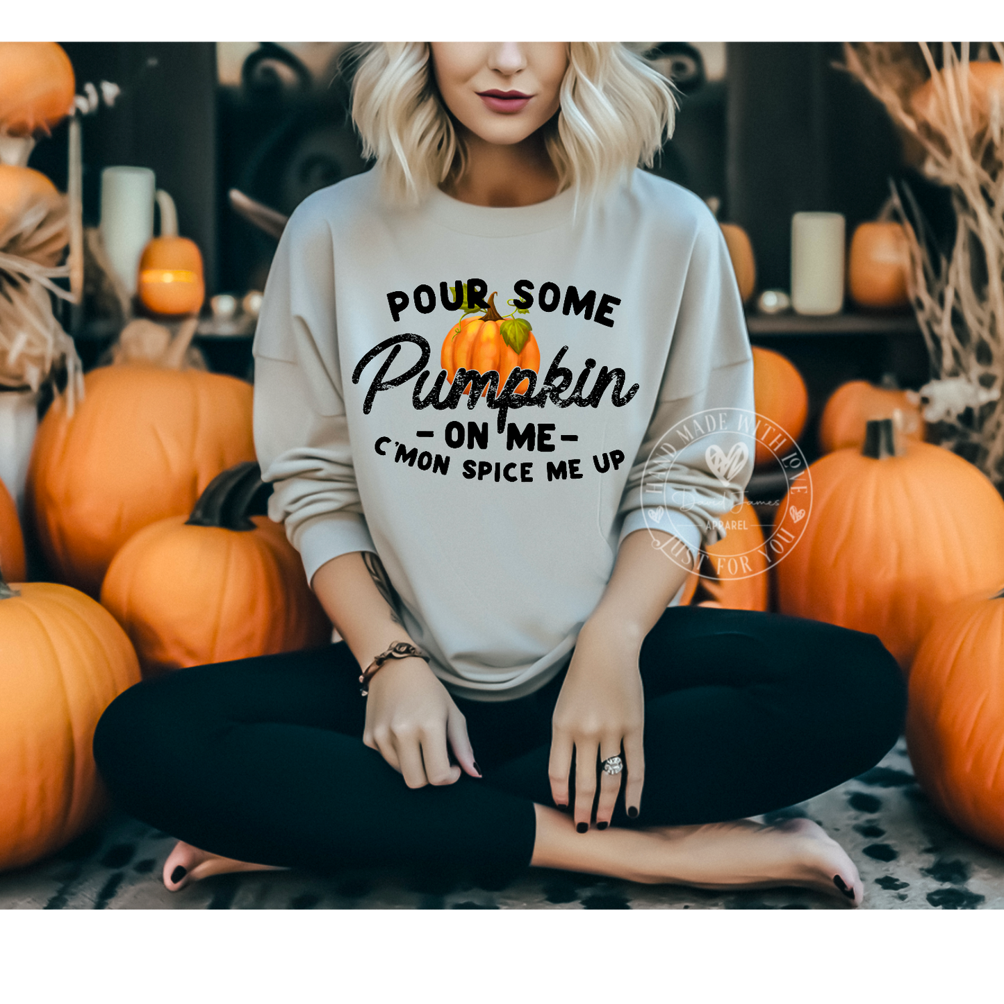 Pour some Pumpkin on me |Direct to film transfer |DTF