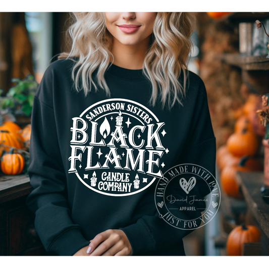 Sanderson Sisters BLACK FLAME |Screen Print Transfer