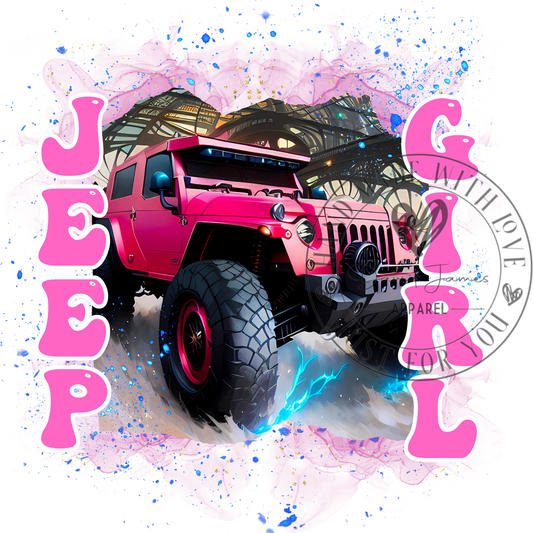 DIGITAL DOWNLOAD PNG | Jeep Girl