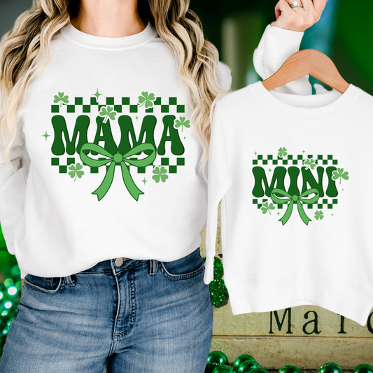 MAMA and MINI | St. Patricks Day themed | Direct to film transfer