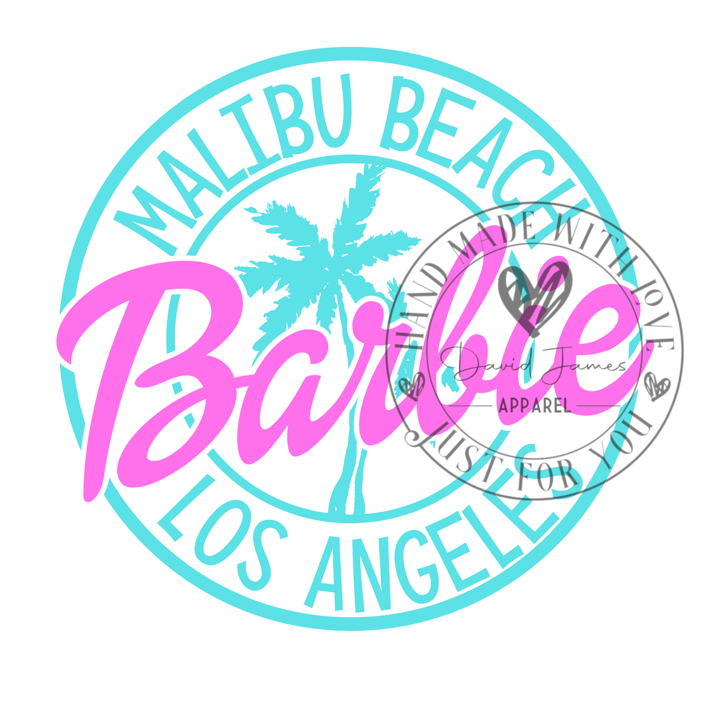 DIGITAL DOWNLOAD PNG | Malibu Beach Barbie Los Angeles