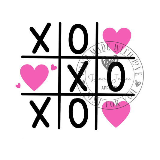 DIGITAL DOWNLOAD PNG | Valentines tic-tac- toe