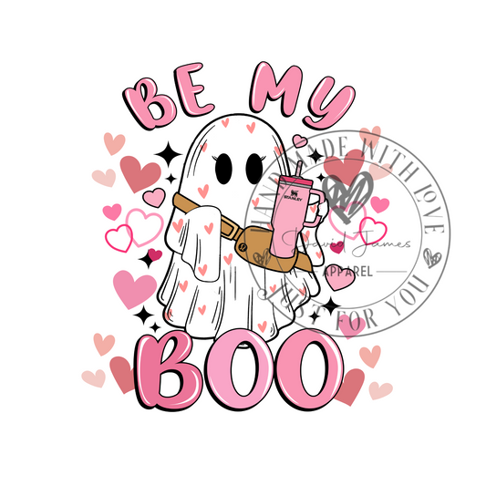 DIGITAL DOWNLOAD PNG | Be my Boo | Valentine Day Ghost