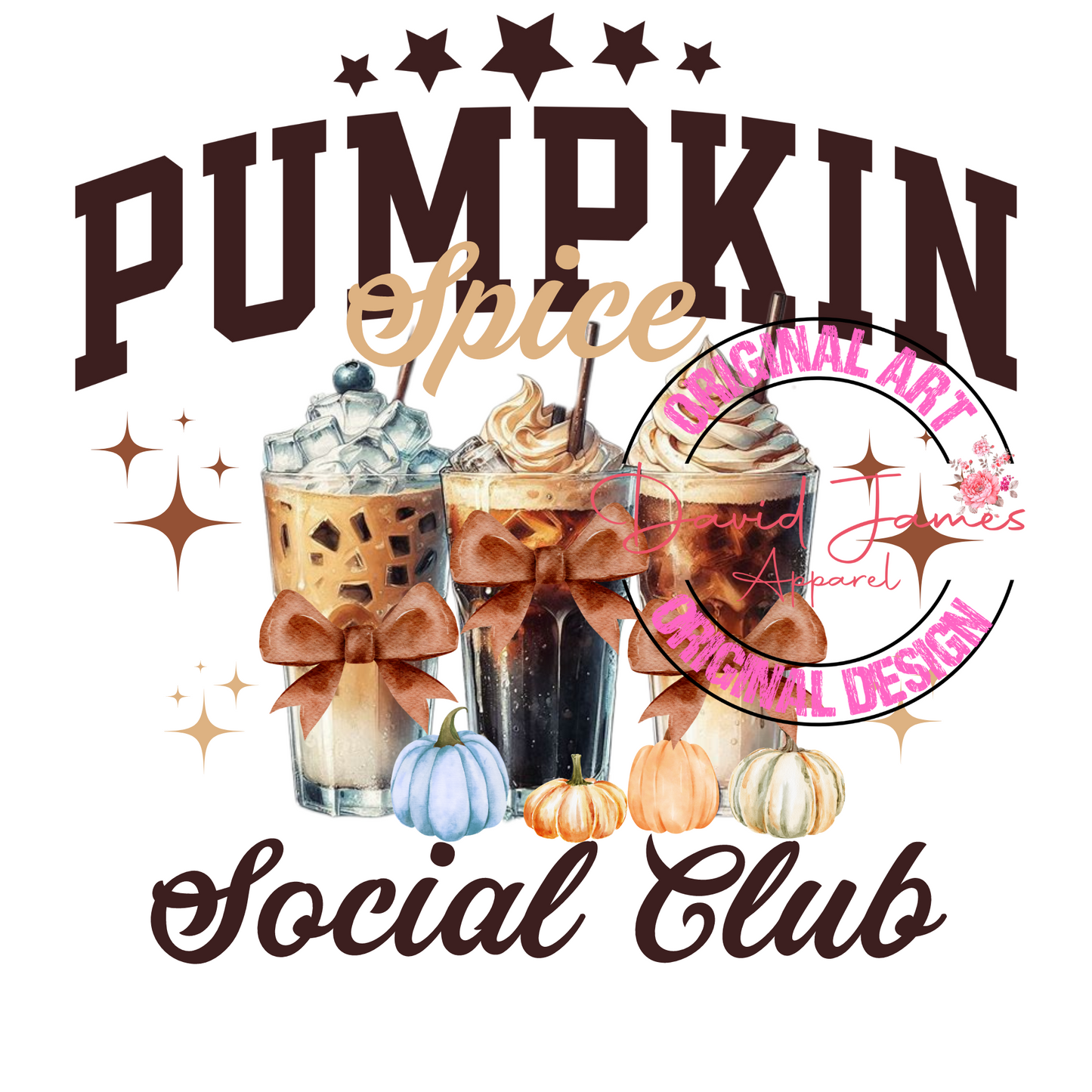 DIGITAL  DOWNLOAD PNG| Social Club | Pumpkin spice