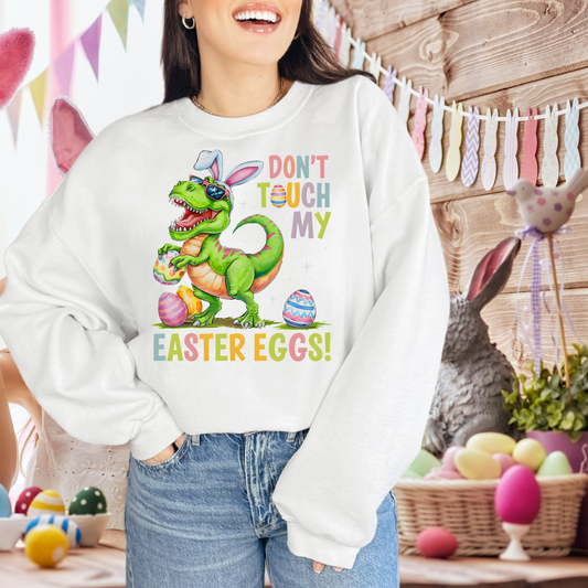 Don't touch my Easter eggs | Dinosaur lover | Easter | Direct to film transfer