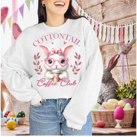Cotton tail coffee club | Easter | Direct to film transfer