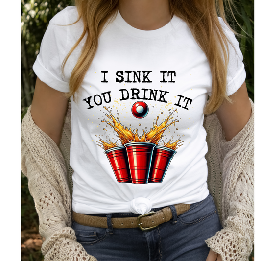 I sink it you drink it | Direct to film transfer