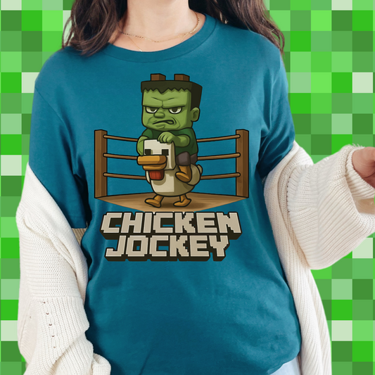 Chicken Jockey | Gamer Inspired | Direct to film transfer